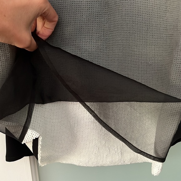 A.L.C. Sequin with sheer overlay shirt - Picture 4 of 4